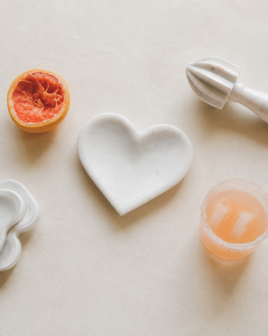 Assiette décorative en coeur