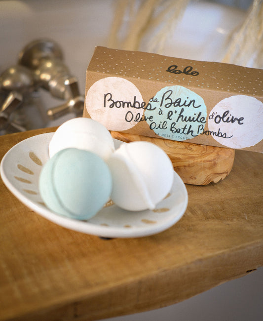 Olive Oil Bath Bombs LOLO (3x90g)