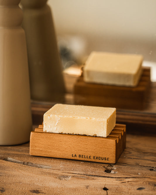 Small Wooden Soap Tray from La Belle Excuse
