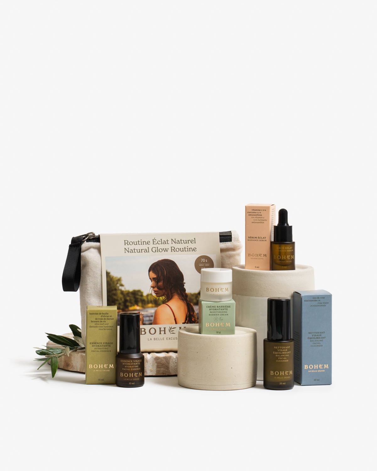 Bohem Natural Glow Travel Kit