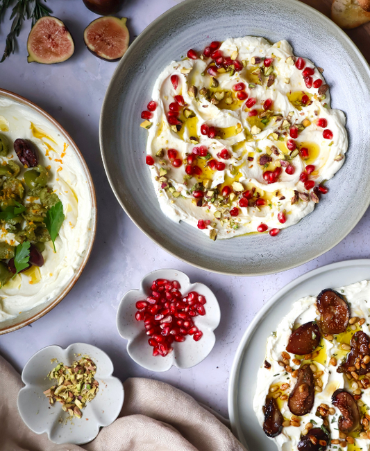 Whipped Ricotta Three Ways