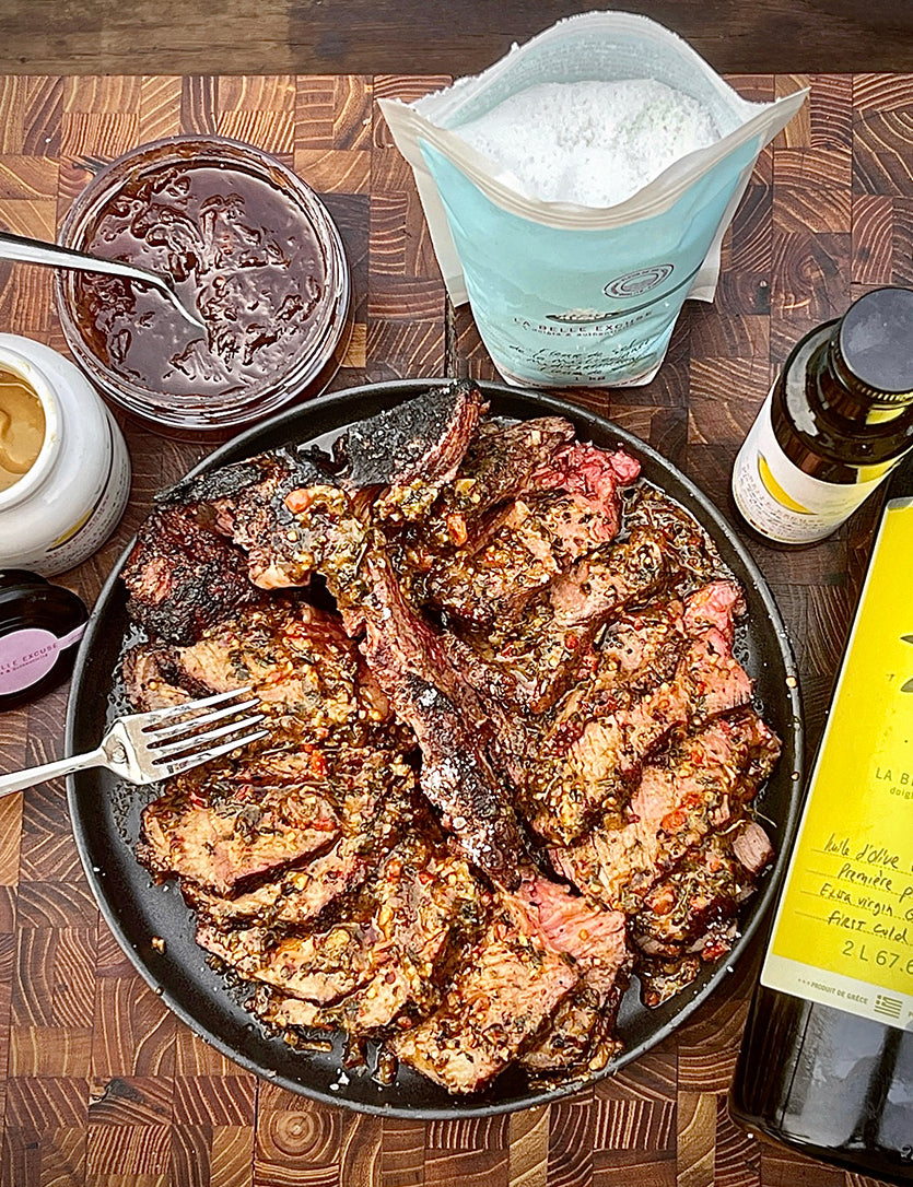 Porterhouse Steak With Cowboy Butter