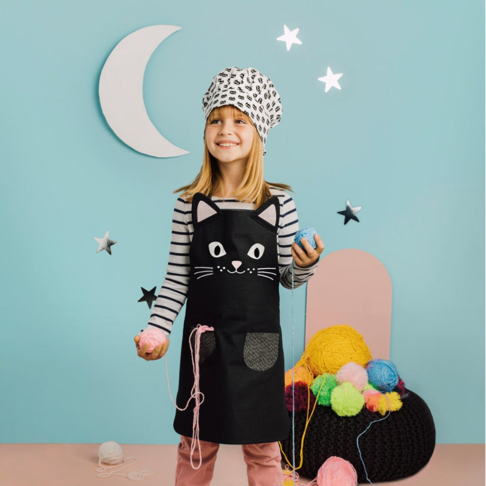 Tablier d'enfants & toque | Chaton