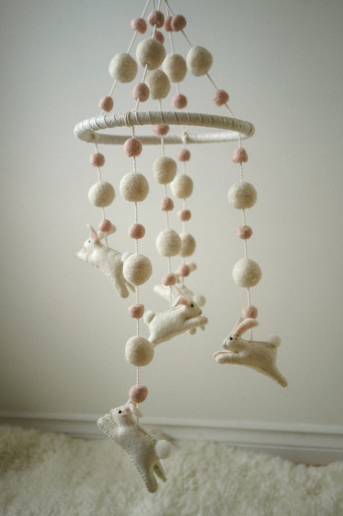 Bunny Hop Felt Mobile