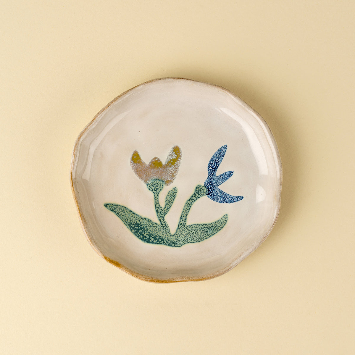 Assiette aquarelle Fleur | 2 Modèles