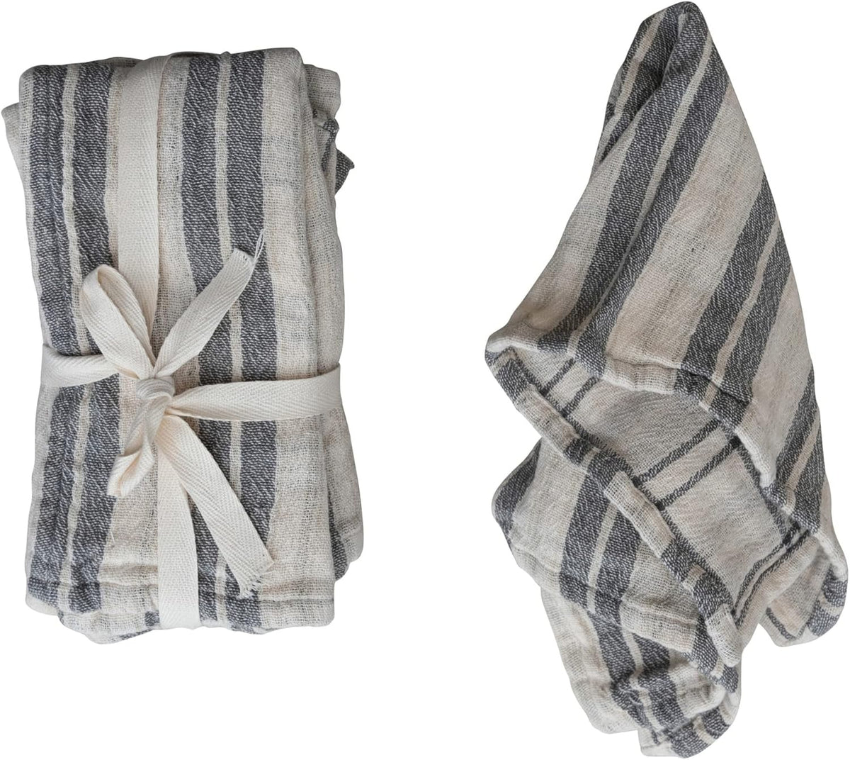 Serviettes de table reversible en coton | Ensemble de 4