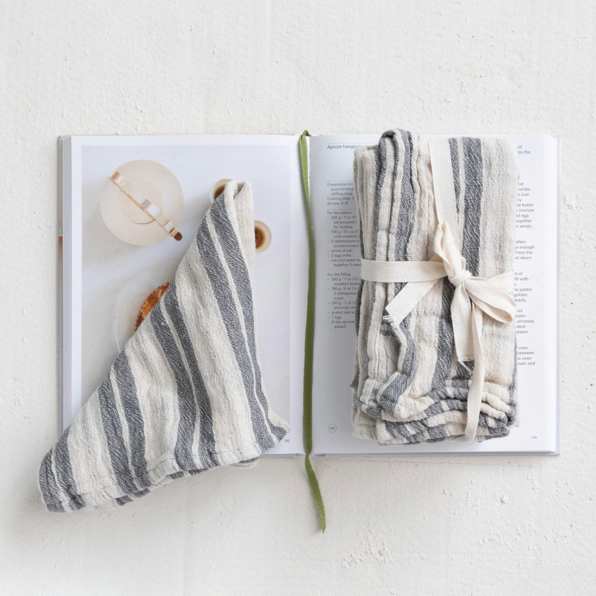 Serviettes de table reversible en coton | Ensemble de 4