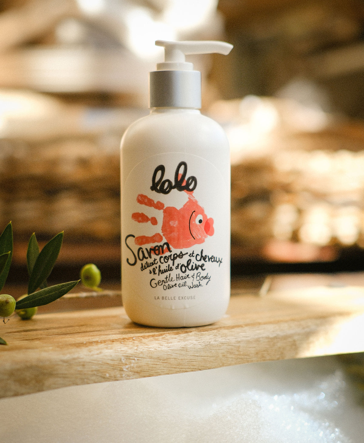 Olive Oil Gentle Hair & Body Wash LOLO (250ml)