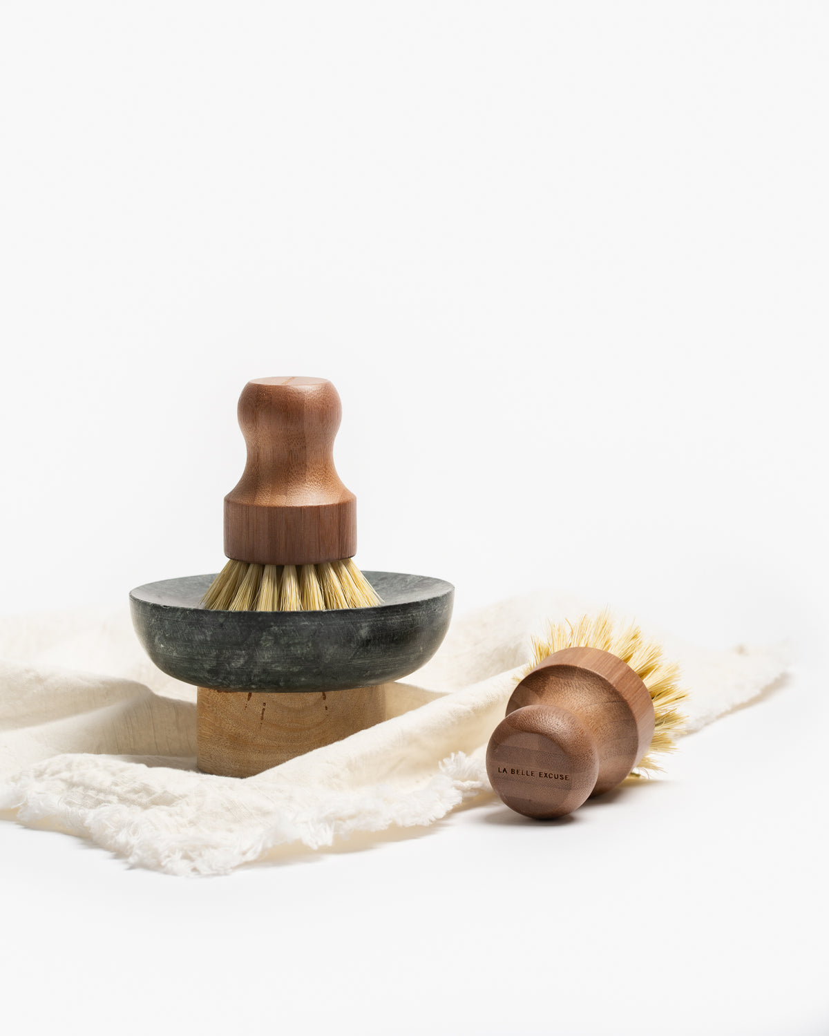 La Belle Excuse Wooden Scrub Brush
