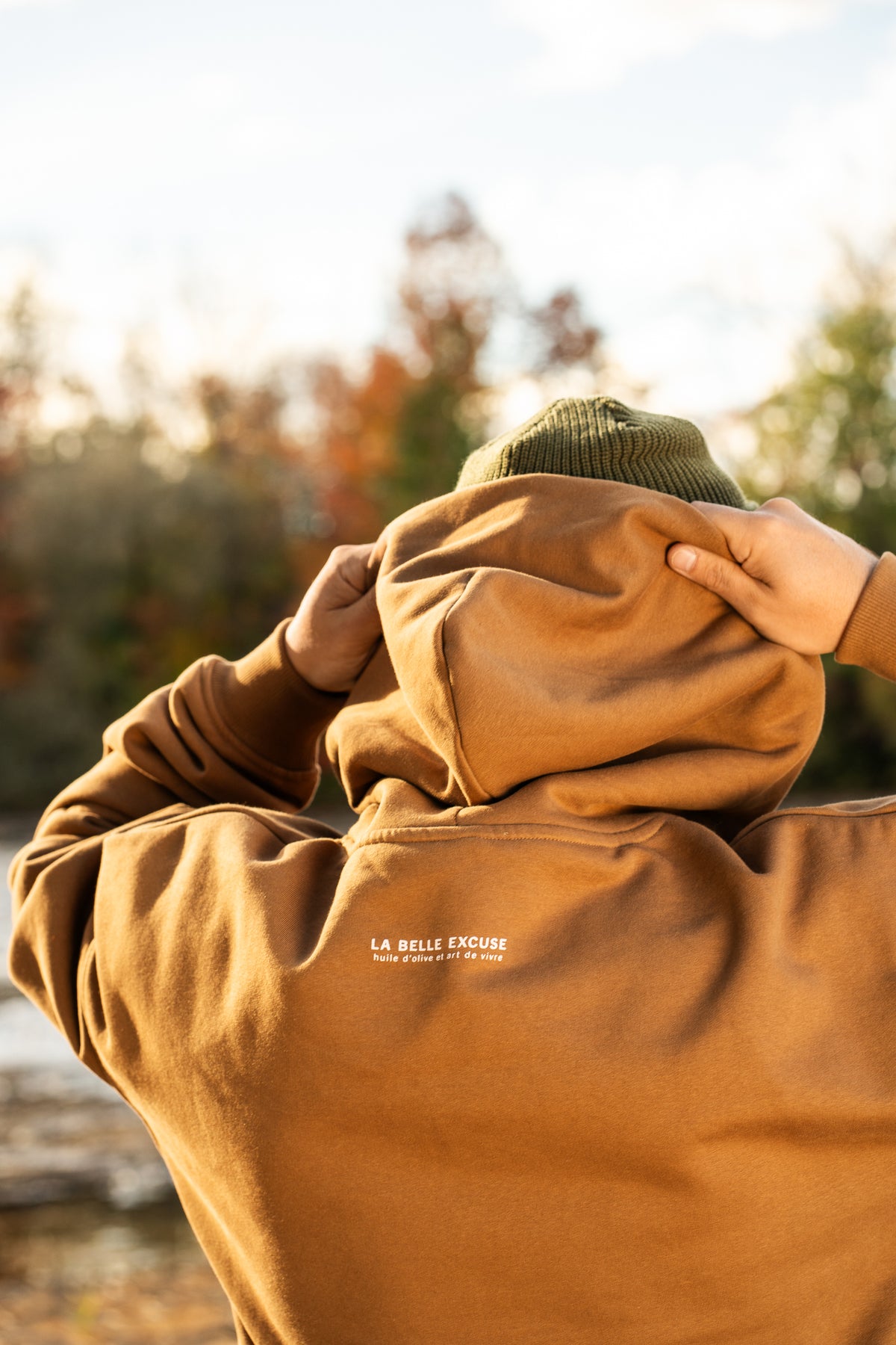 Hoodie - The Olive Theory (Caramel)