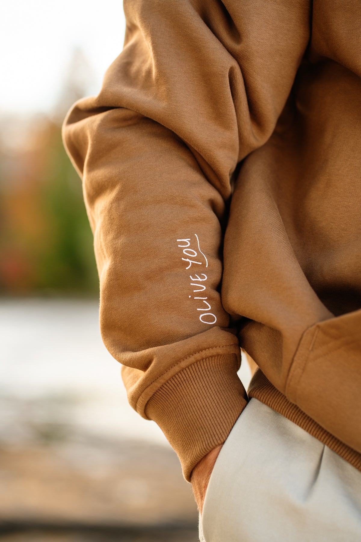 Hoodie - The Olive Theory (Caramel)