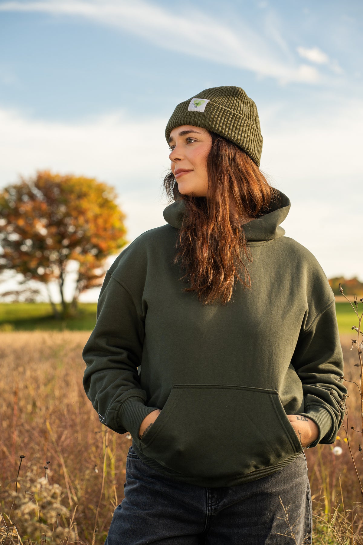 Hoodie - The Olive Theory (Green)