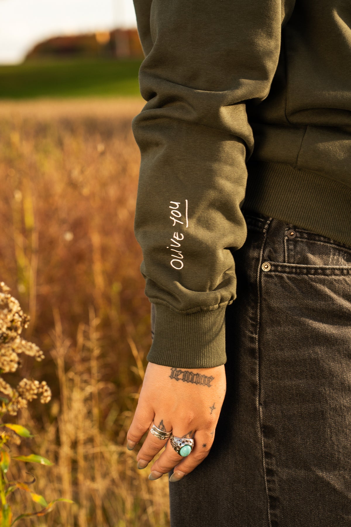 Hoodie - The Olive Theory (Green)