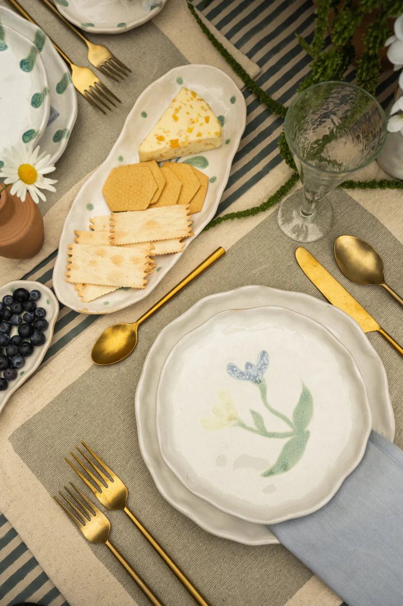 Assiette aquarelle Fleur | 2 Modèles