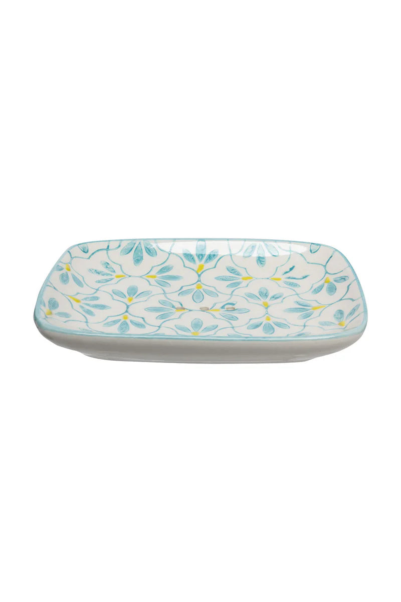 Porte-savon Floral | Bleu