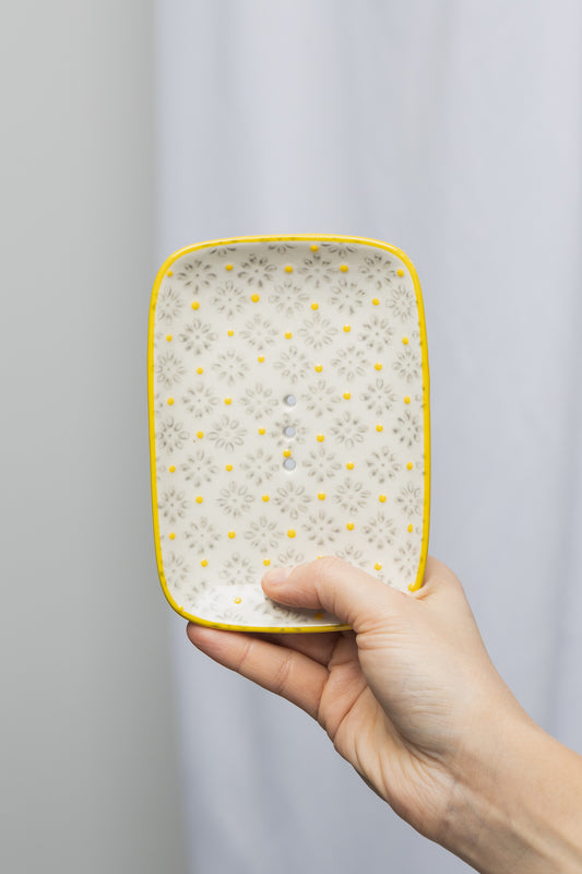 Porte-savon Traditionnel | Jaune