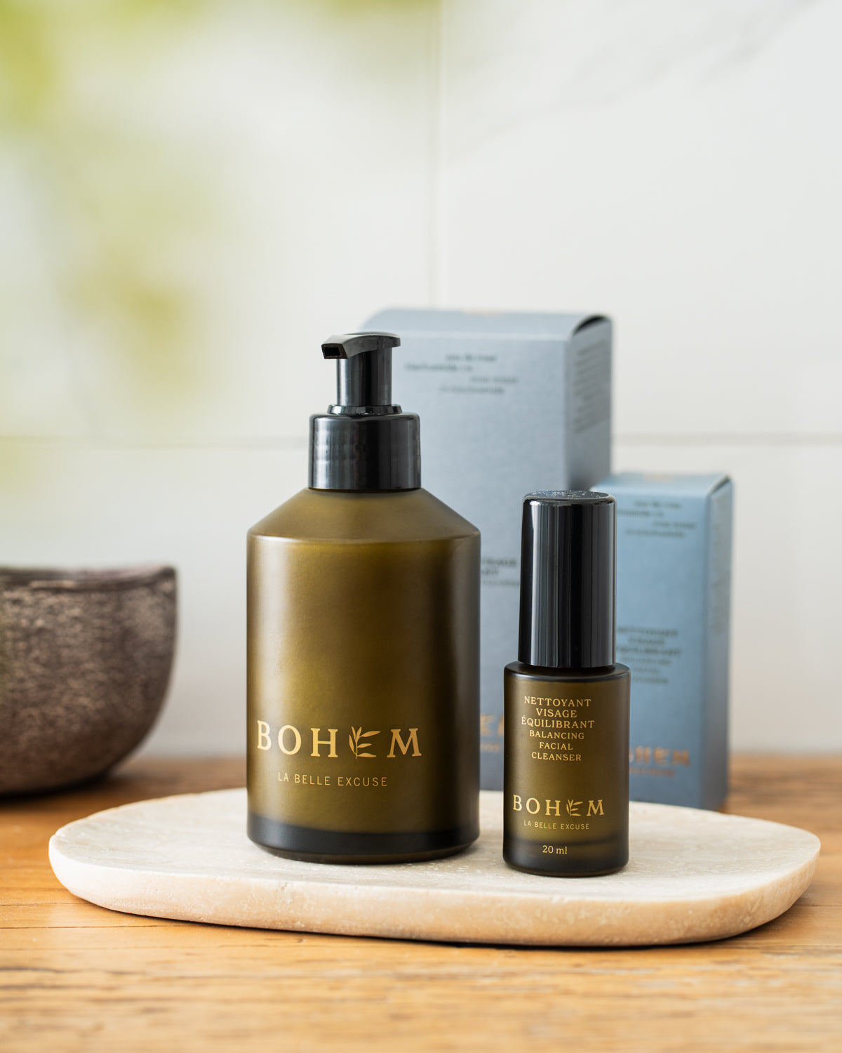Bohem Balancing Facial Cleanser (200 and 20ml)