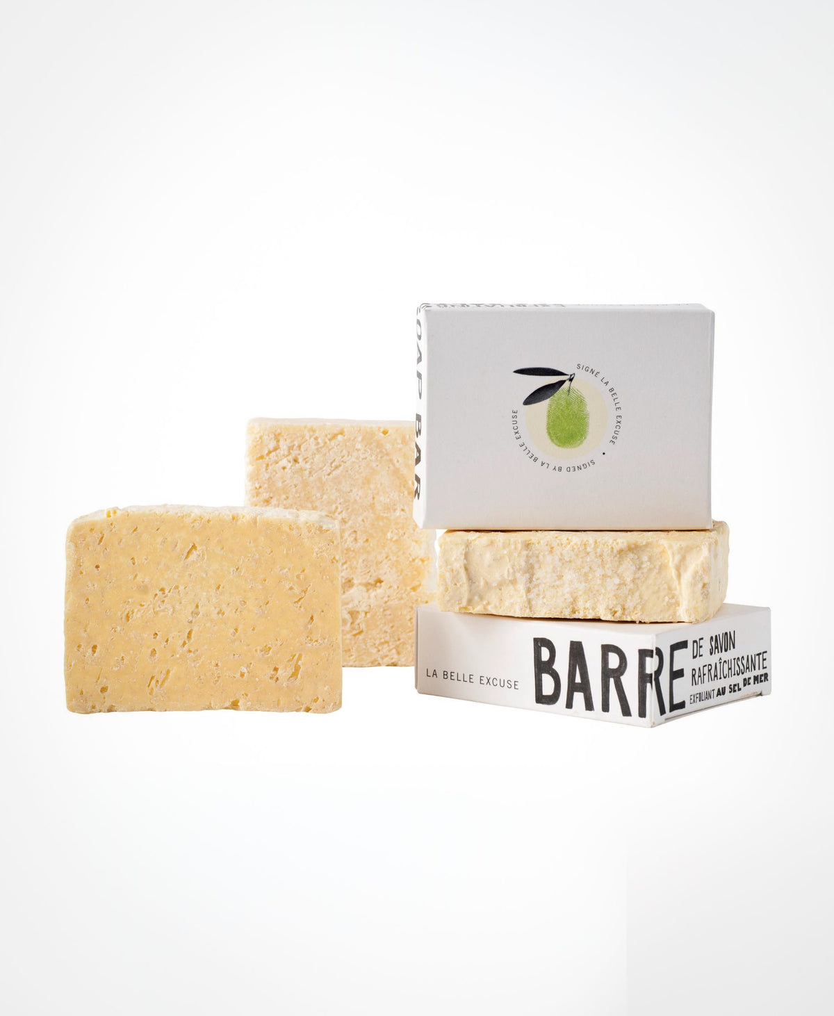 La Belle Excuse Refreshing Exfoliating Sea Salt Soap Bar (160g)